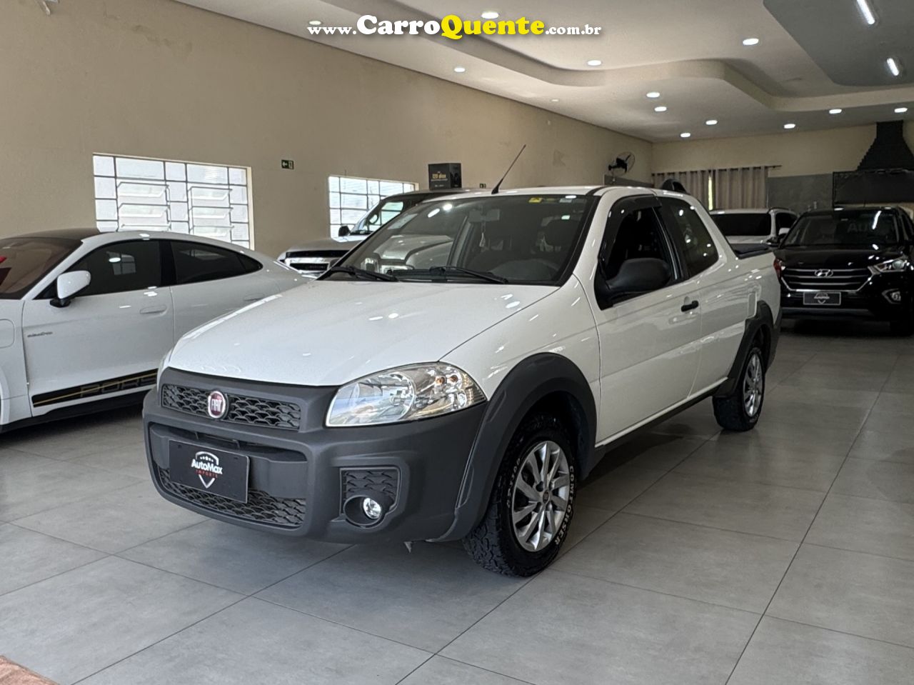 FIAT   STRADA WORKING HARD 1.4 FIRE FLEX 8V CD   BRANCO 2020 1.4 FLEX - Loja