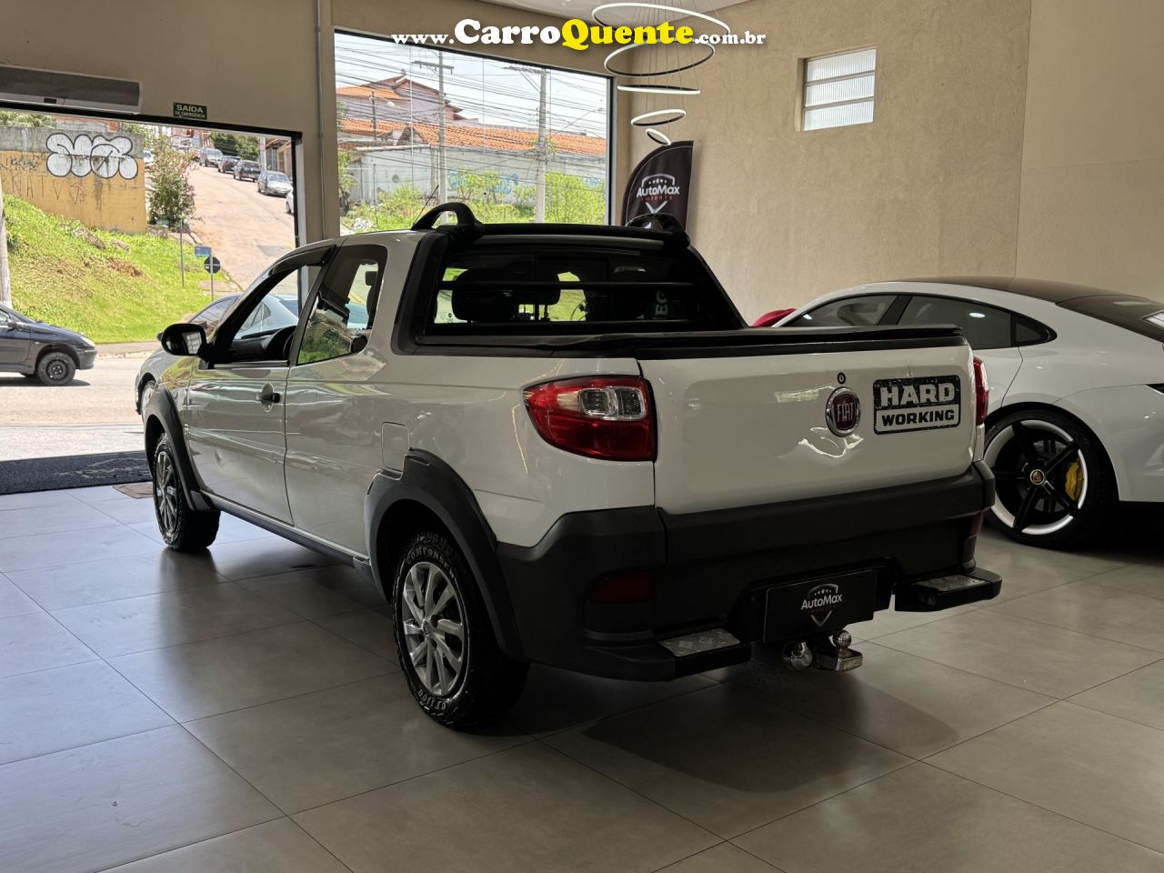 FIAT   STRADA WORKING HARD 1.4 FIRE FLEX 8V CD   BRANCO 2020 1.4 FLEX - Loja