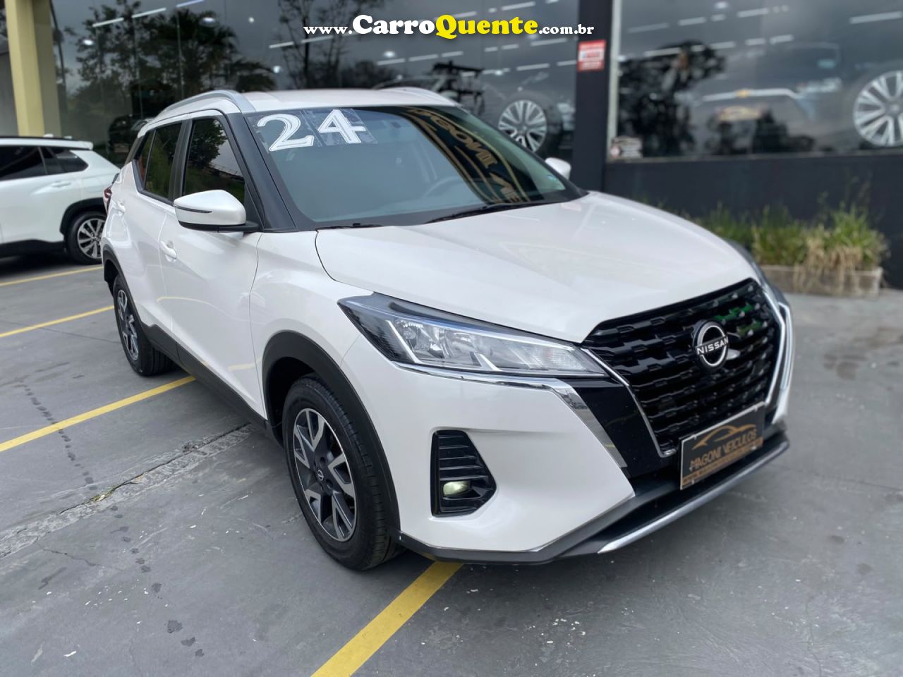 NISSAN   KICKS SENSE 1.6 16V FLEX AUT.   BRANCO 2024 1.6 FLEX - Loja