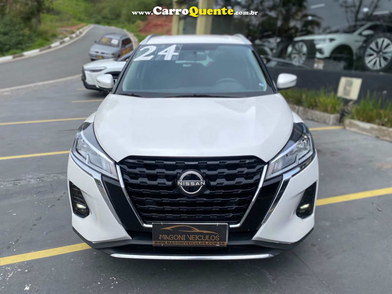 NISSAN   KICKS SENSE 1.6 16V FLEX AUT.   BRANCO 2024 1.6 FLEX - Loja