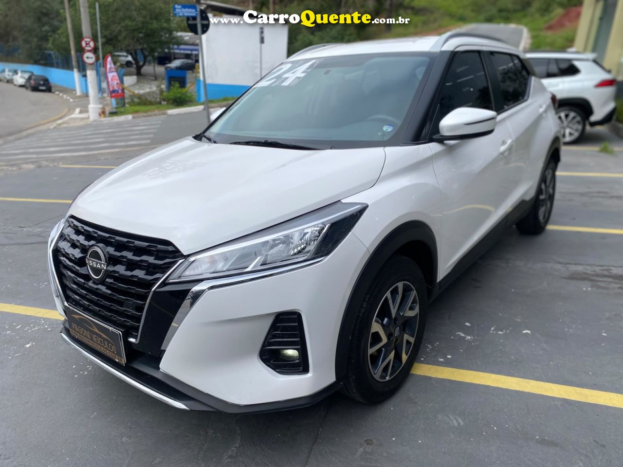 NISSAN   KICKS SENSE 1.6 16V FLEX AUT.   BRANCO 2024 1.6 FLEX - Loja