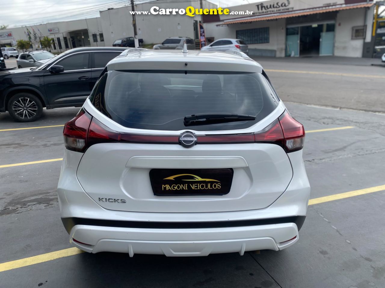 NISSAN   KICKS SENSE 1.6 16V FLEX AUT.   BRANCO 2024 1.6 FLEX - Loja