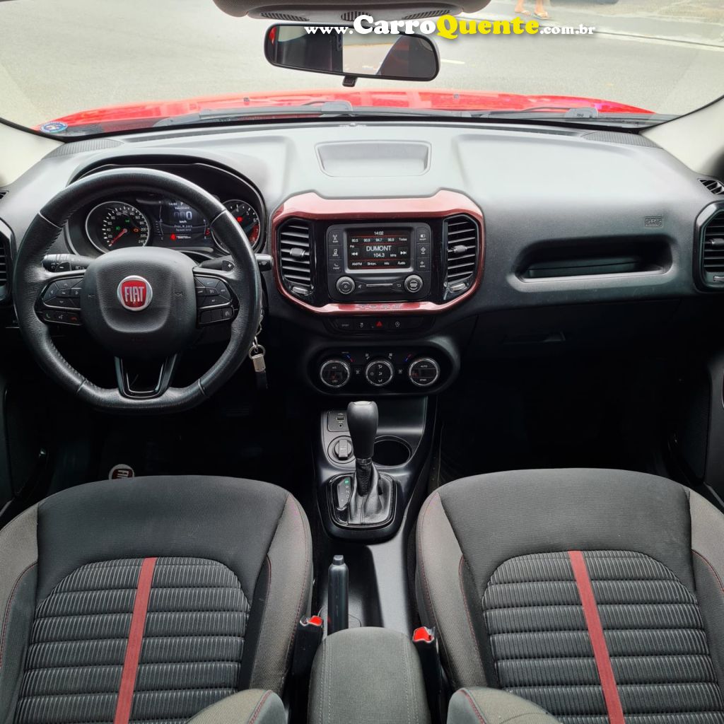 FIAT   TORO FREEDOM 1.8 16V FLEX AUT.   VERMELHO 2019 1.8 FLEX - Loja