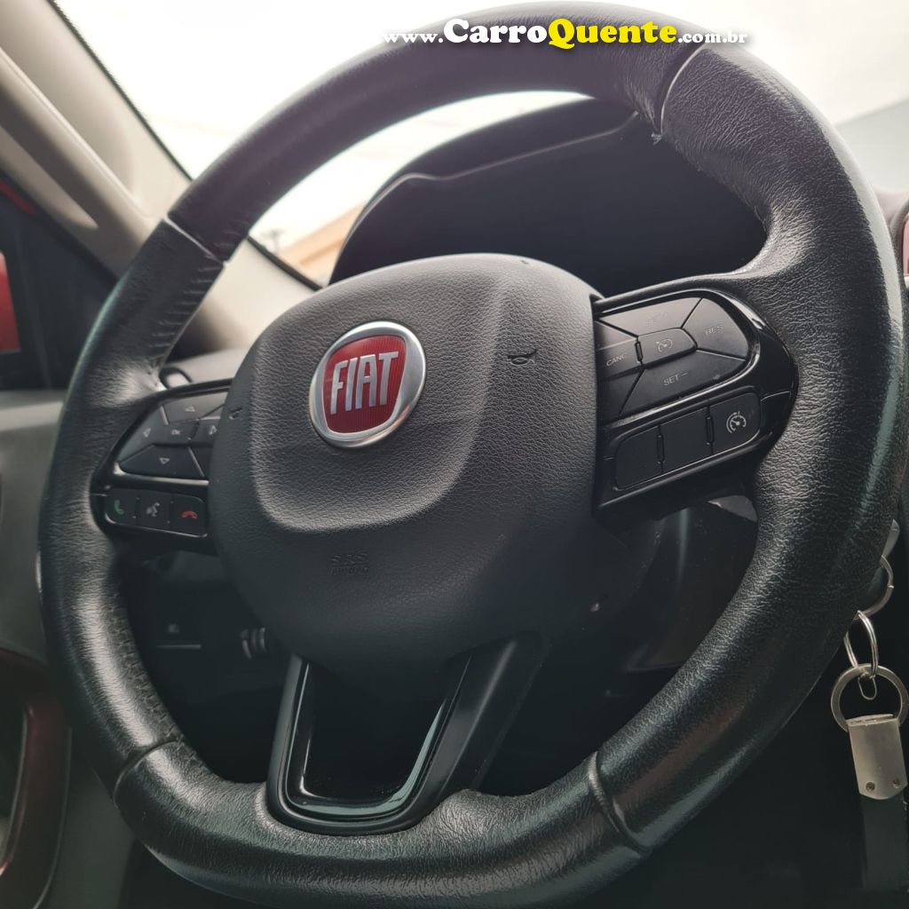 FIAT   TORO FREEDOM 1.8 16V FLEX AUT.   VERMELHO 2019 1.8 FLEX - Loja