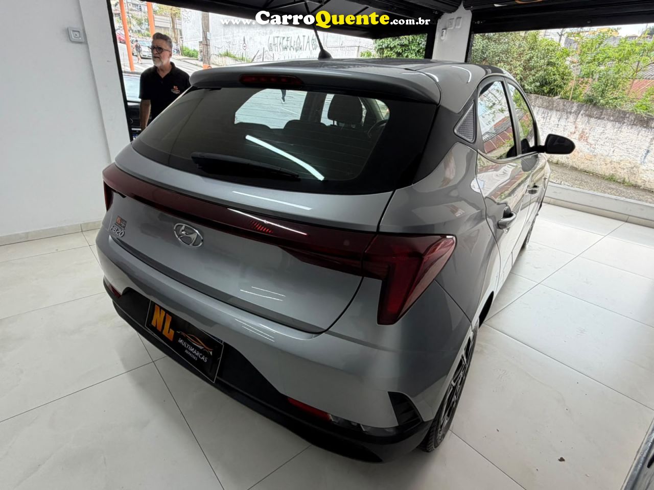 HYUNDAI   HB20 SENSE 1.0 FLEX 12V MEC.   PRATA 2024 1.0 FLEX - Loja