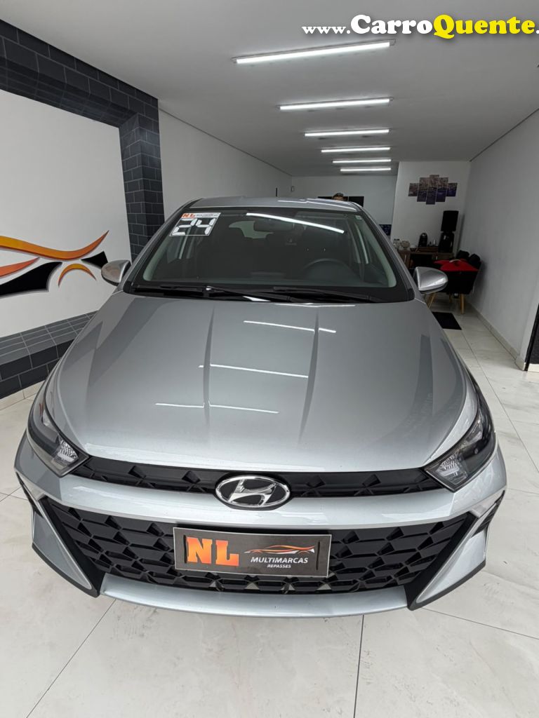 HYUNDAI   HB20 SENSE 1.0 FLEX 12V MEC.   PRATA 2024 1.0 FLEX - Loja