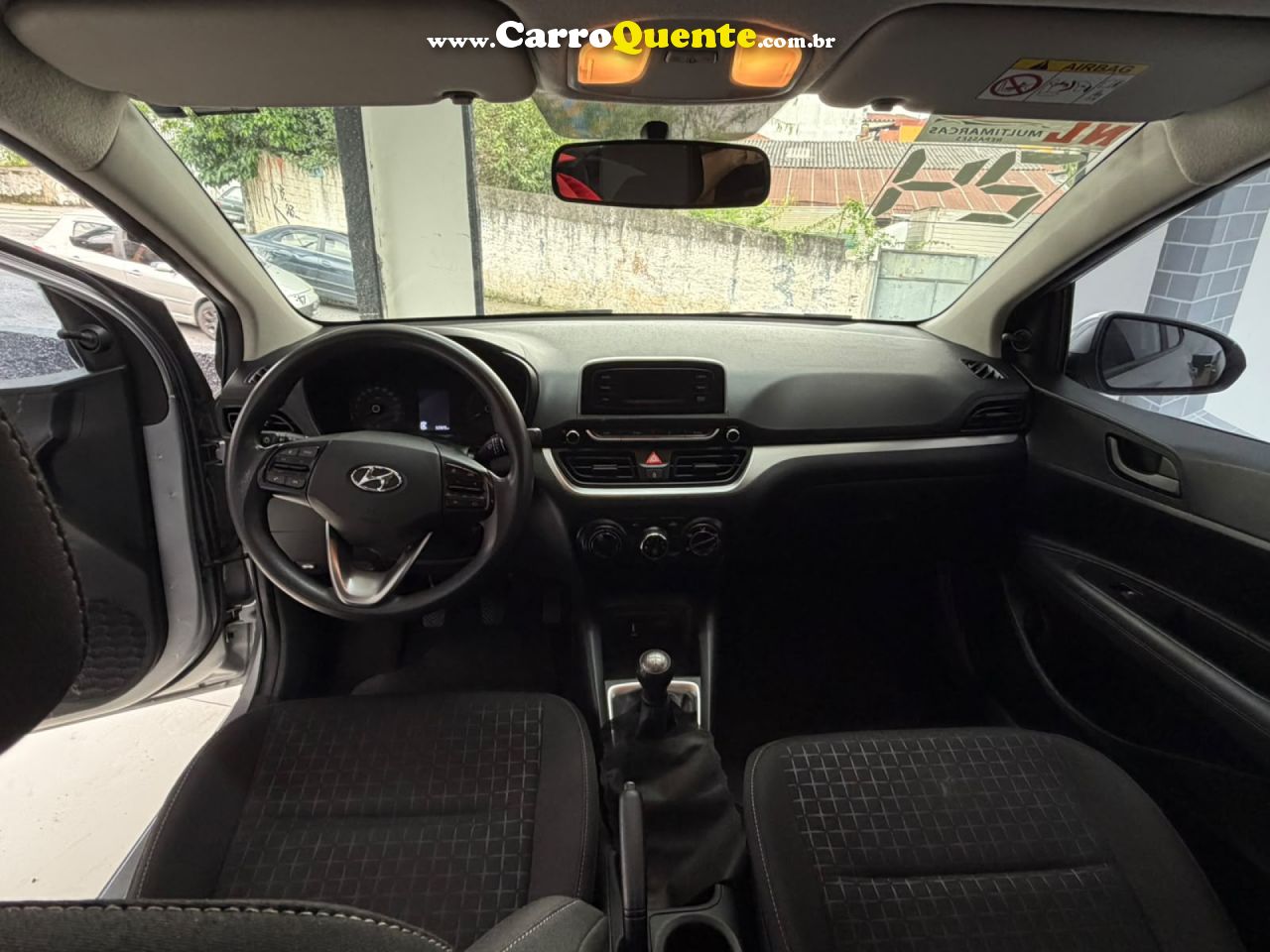 HYUNDAI   HB20 SENSE 1.0 FLEX 12V MEC.   PRATA 2024 1.0 FLEX - Loja