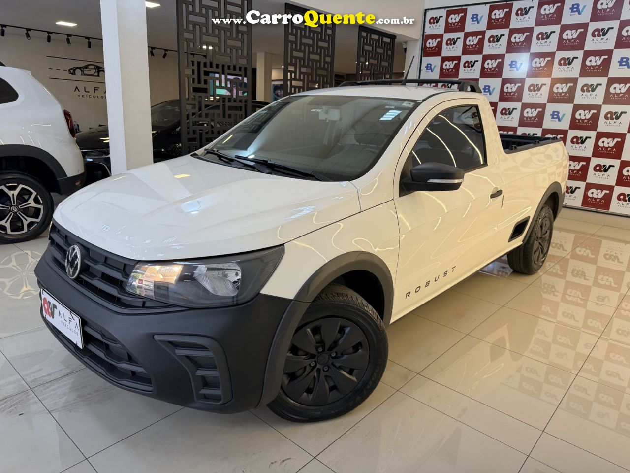 VOLKSWAGEN   SAVEIRO ROBUST 1.6 TOTAL FLEX 16V    BRANCO 2025 1.6 FLEX - Loja