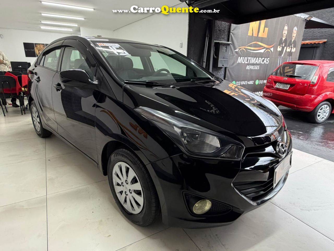 HYUNDAI   HB20S C.PLUSC.STYLE1.0 FLEX 12V MEC. 4P   PRETO 2015 1.0 FLEX - Loja