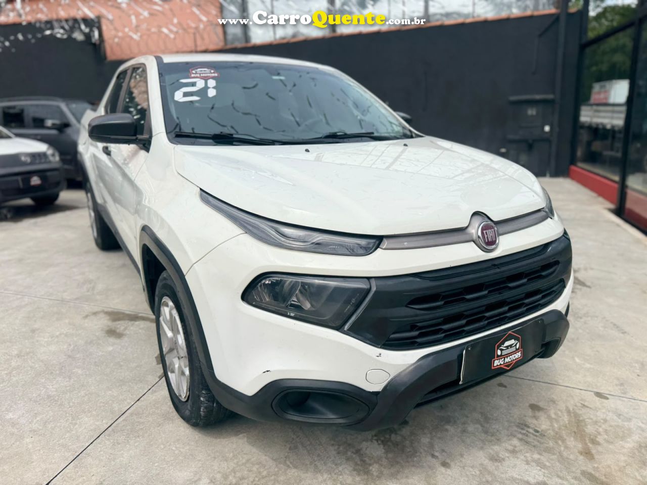 FIAT   TORO ENDURANCE 1.8 16V FLEX AUT.   BRANCO 2021 1.8 FLEX - Loja