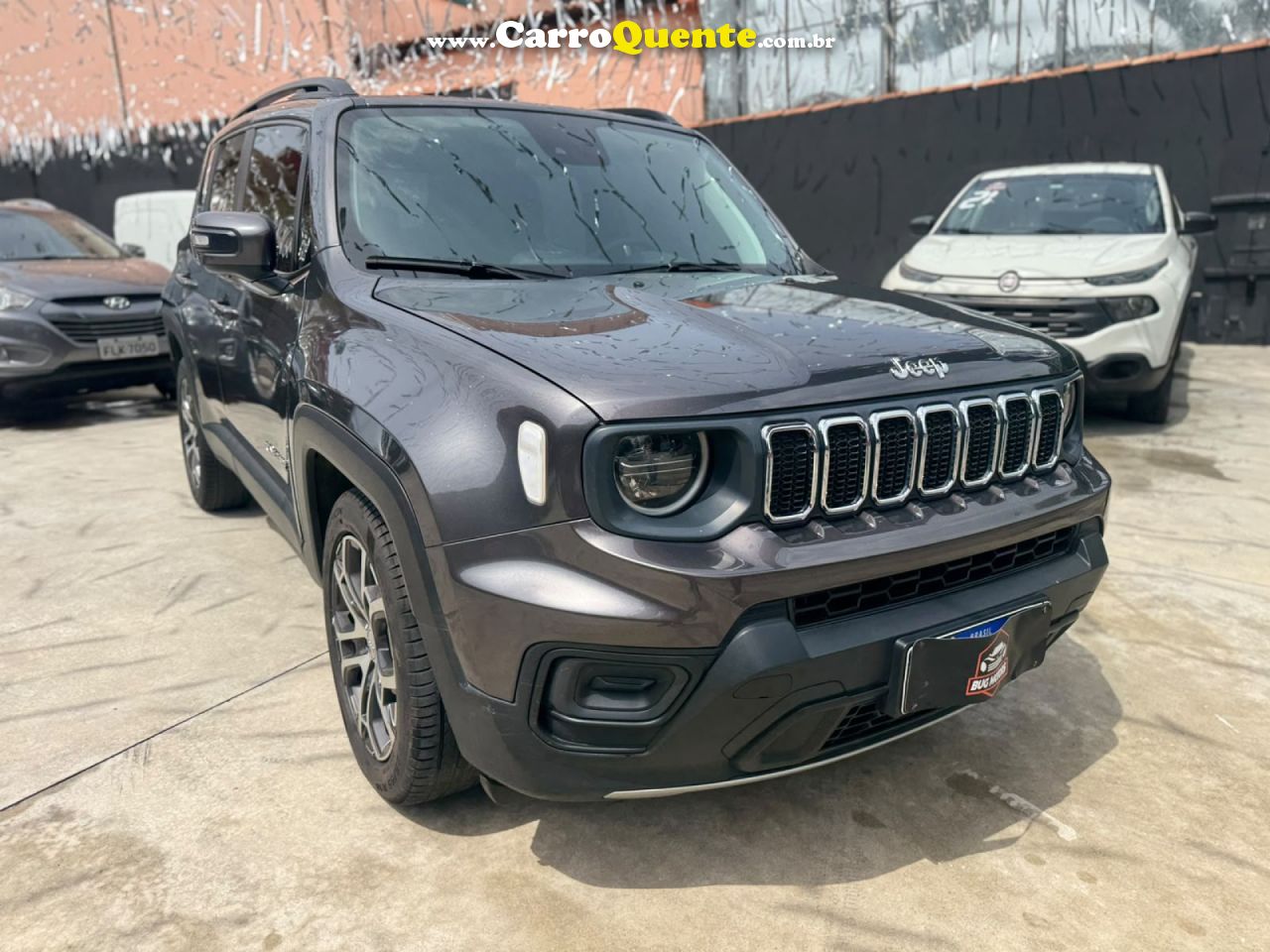 JEEP   RENEGADE LONG. T270 1.3 TB 4X2 FLEX AUT.   CINZA 2024 1.3 FLEX - Loja