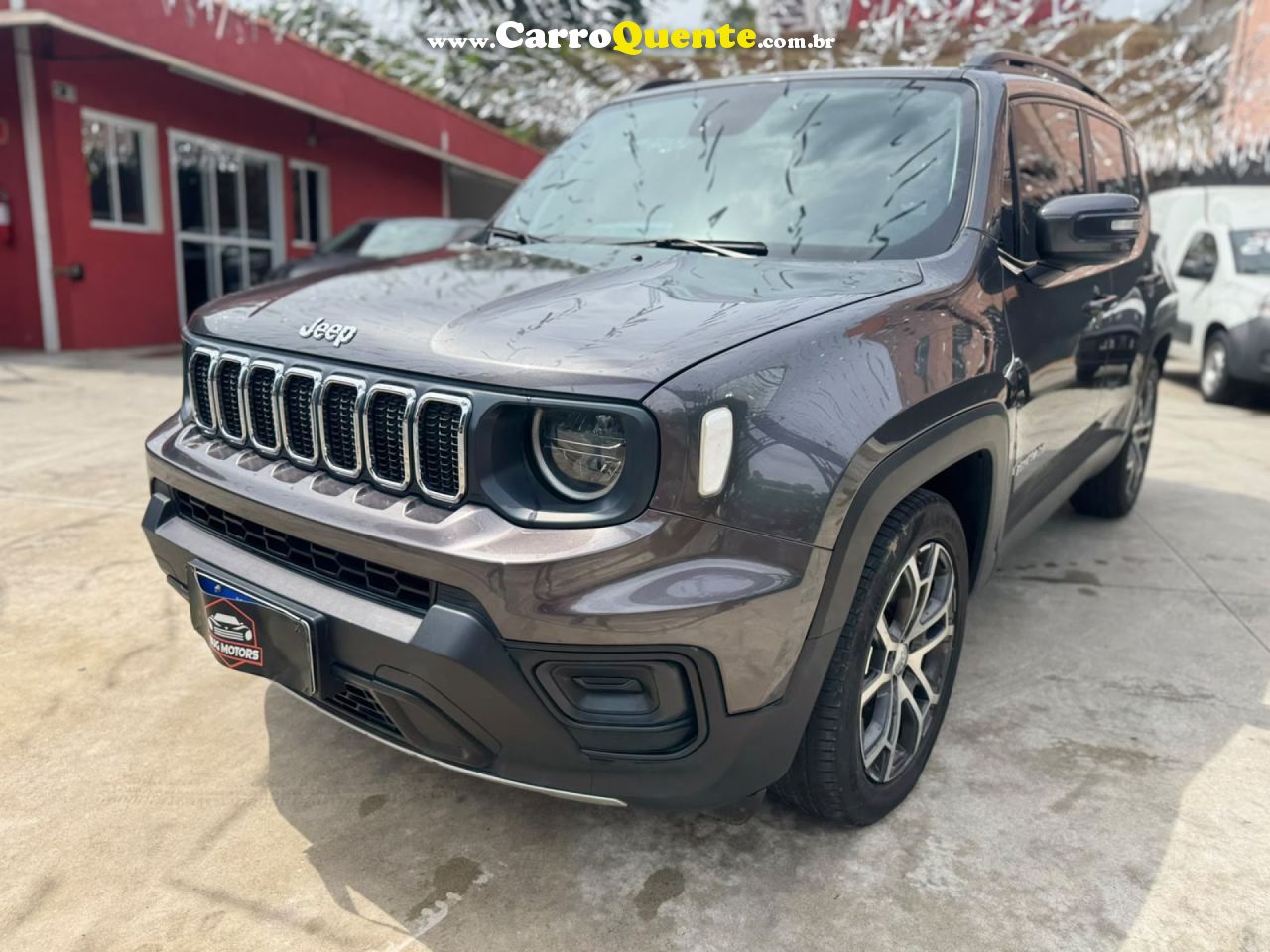 JEEP   RENEGADE LONG. T270 1.3 TB 4X2 FLEX AUT.   CINZA 2024 1.3 FLEX - Loja