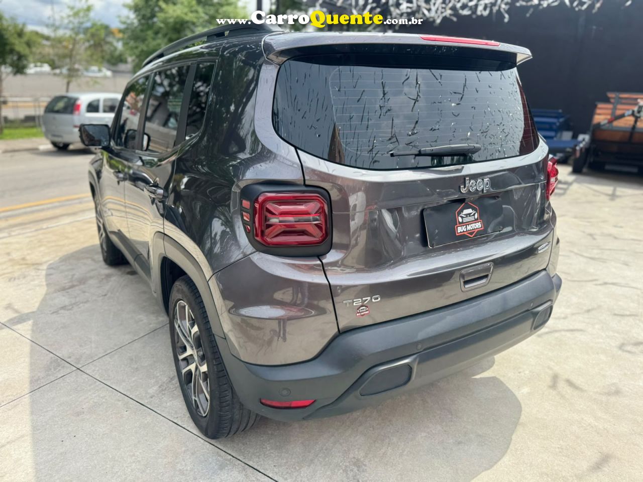JEEP   RENEGADE LONG. T270 1.3 TB 4X2 FLEX AUT.   CINZA 2024 1.3 FLEX - Loja