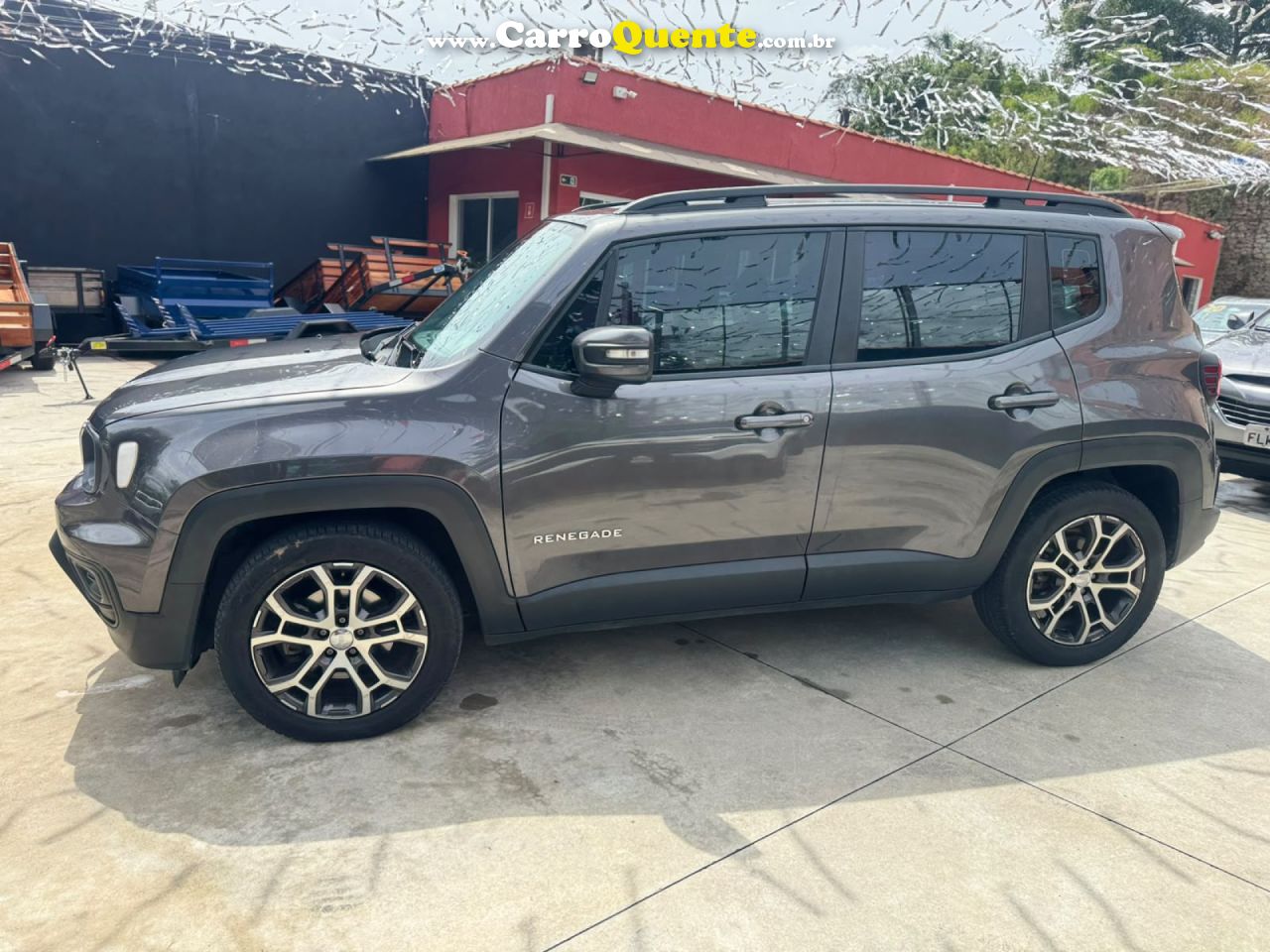 JEEP   RENEGADE LONG. T270 1.3 TB 4X2 FLEX AUT.   CINZA 2024 1.3 FLEX - Loja