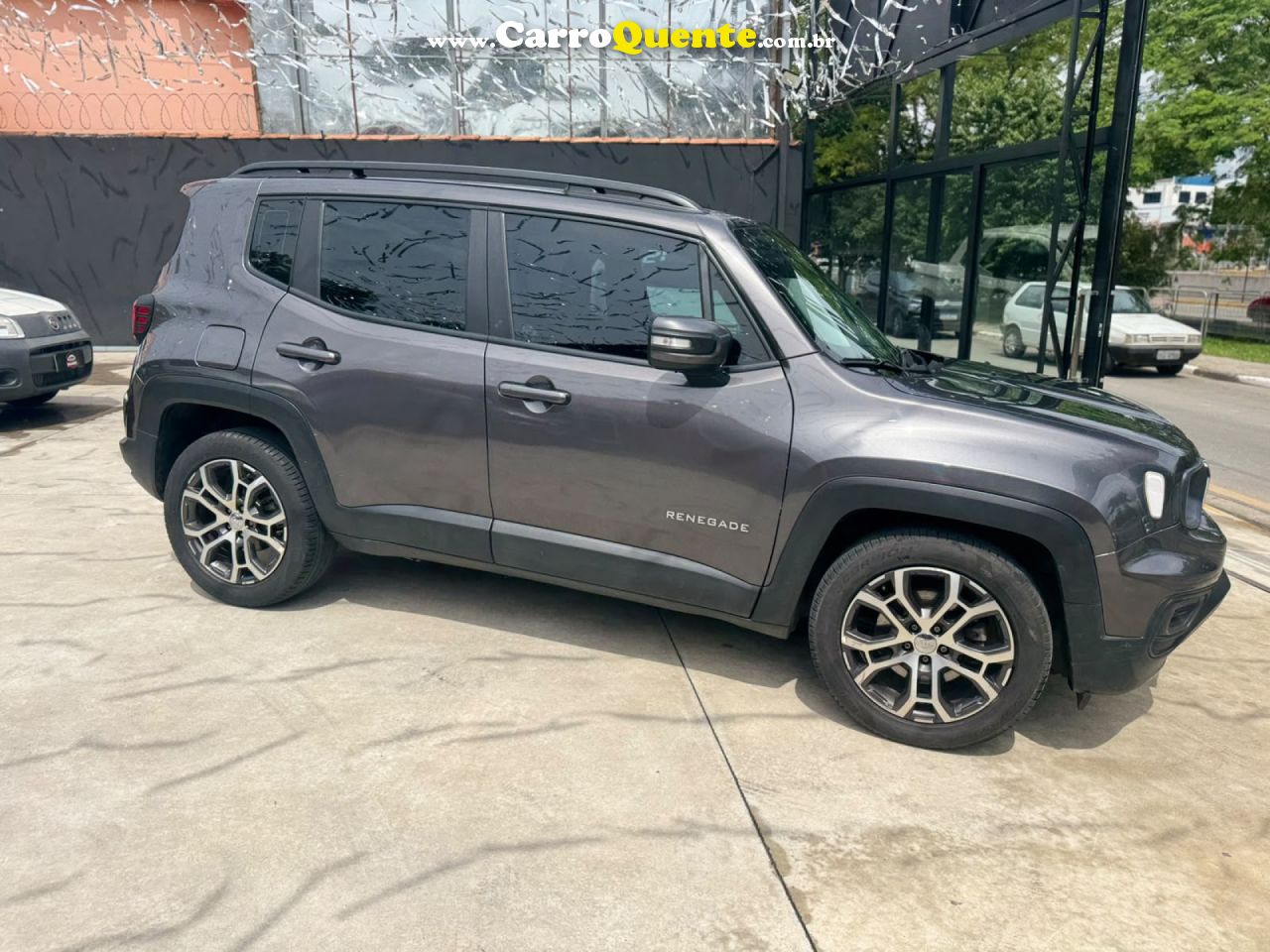 JEEP   RENEGADE LONG. T270 1.3 TB 4X2 FLEX AUT.   CINZA 2024 1.3 FLEX - Loja