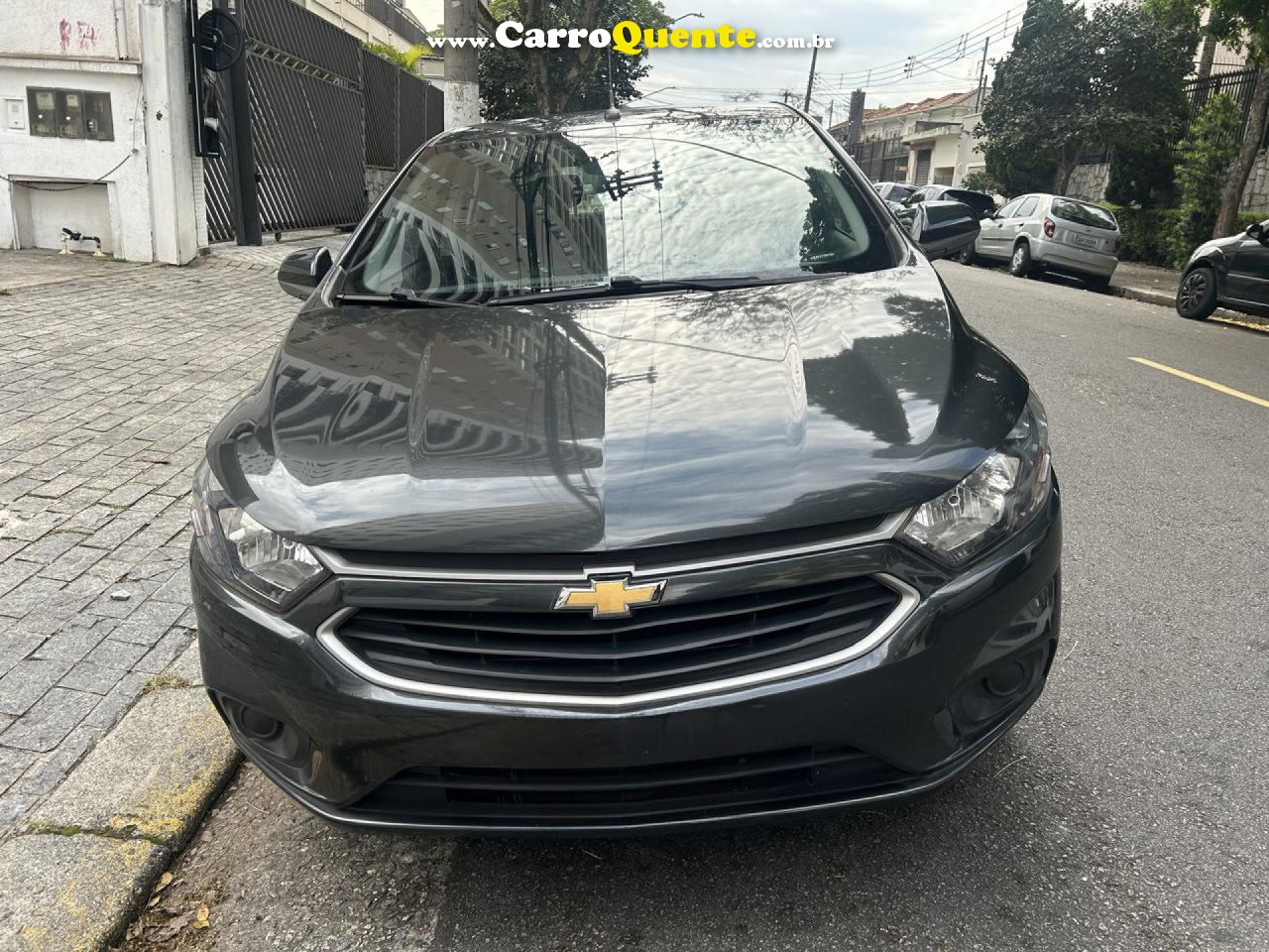 CHEVROLET   ONIX HATCH LT 1.0 8V FLEXPOWER 5P MEC.   CINZA 2019 1.0 FLEX - Loja