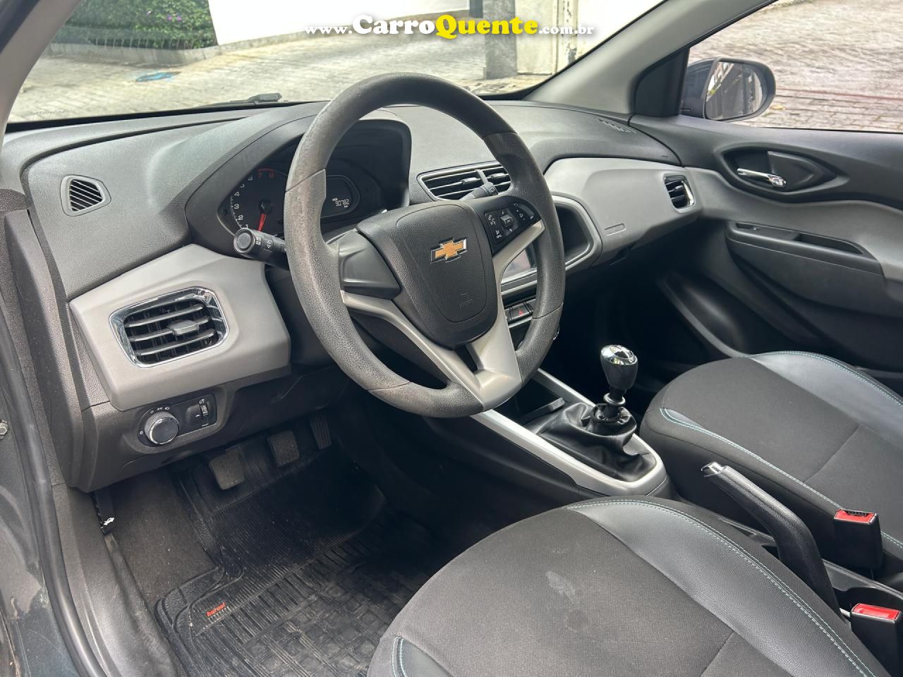 CHEVROLET   ONIX HATCH LT 1.0 8V FLEXPOWER 5P MEC.   CINZA 2019 1.0 FLEX - Loja