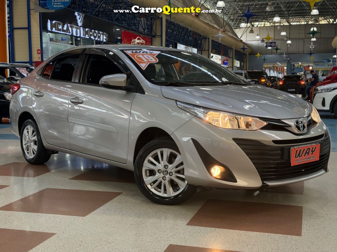 TOYOTA YARIS 1.5 16V SEDAN XL MULTIDRIVE 2019 - Loja
