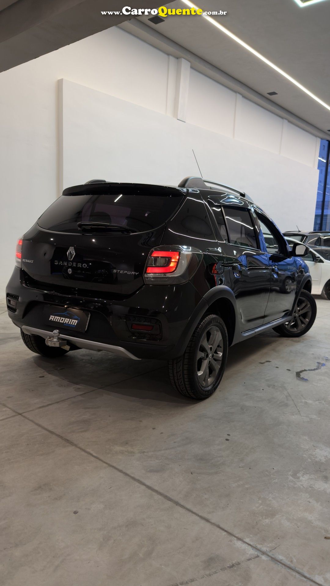 RENAULT   SANDERO STEPWAY FLEX 1.6 16V 5P   PRETO 2017 1.6 FLEX - Loja