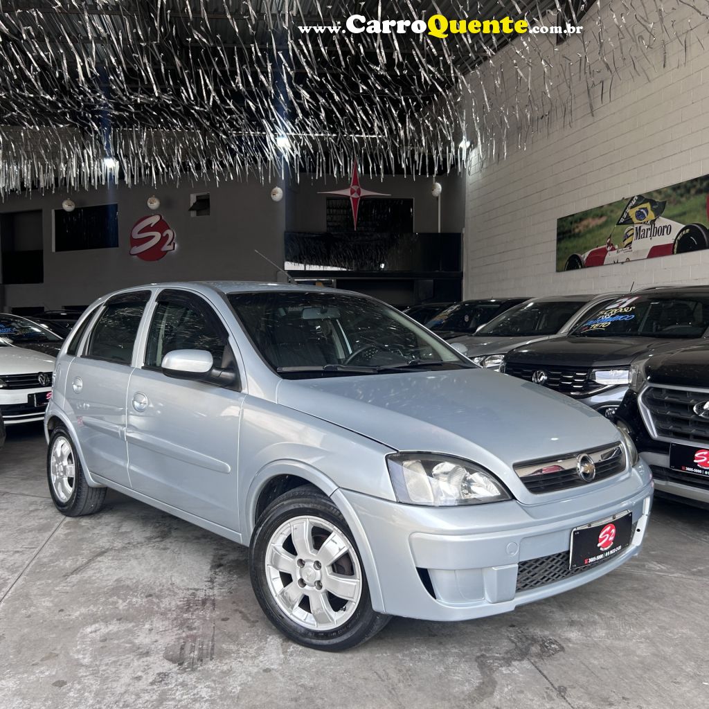 CHEVROLET   CORSA HAT. PREMIUM 1.4 8V ECONOFLEX 5P   PRATA 2010 1.4 GASOLINA - Loja