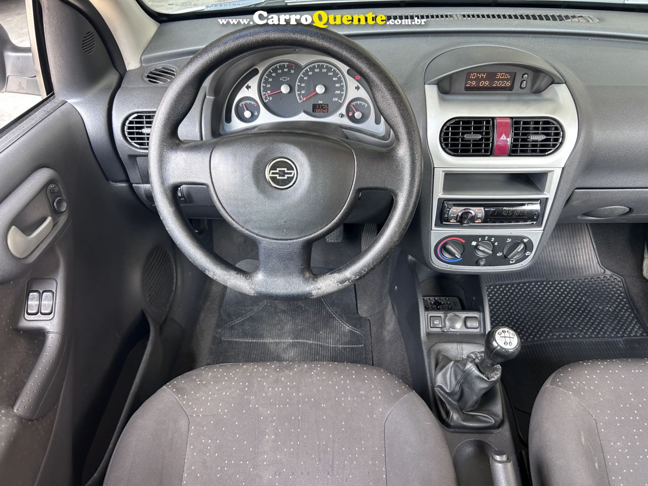CHEVROLET   CORSA HAT. PREMIUM 1.4 8V ECONOFLEX 5P   PRATA 2010 1.4 GASOLINA - Loja