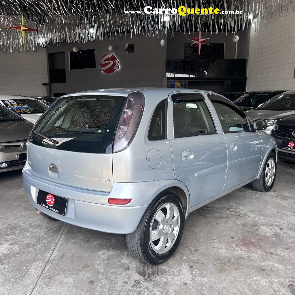 CHEVROLET   CORSA HAT. PREMIUM 1.4 8V ECONOFLEX 5P   PRATA 2010 1.4 GASOLINA - Loja