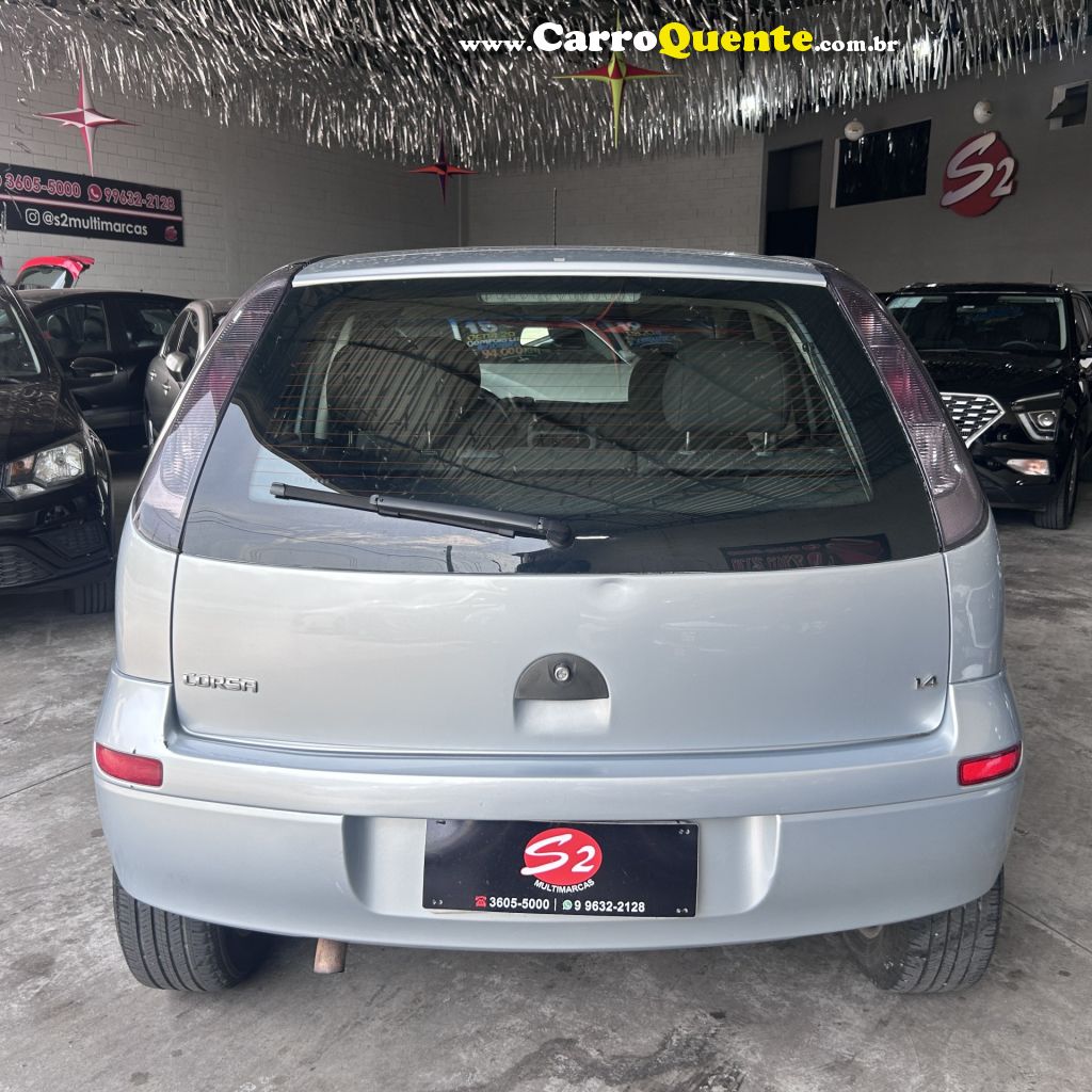 CHEVROLET   CORSA HAT. PREMIUM 1.4 8V ECONOFLEX 5P   PRATA 2010 1.4 GASOLINA - Loja