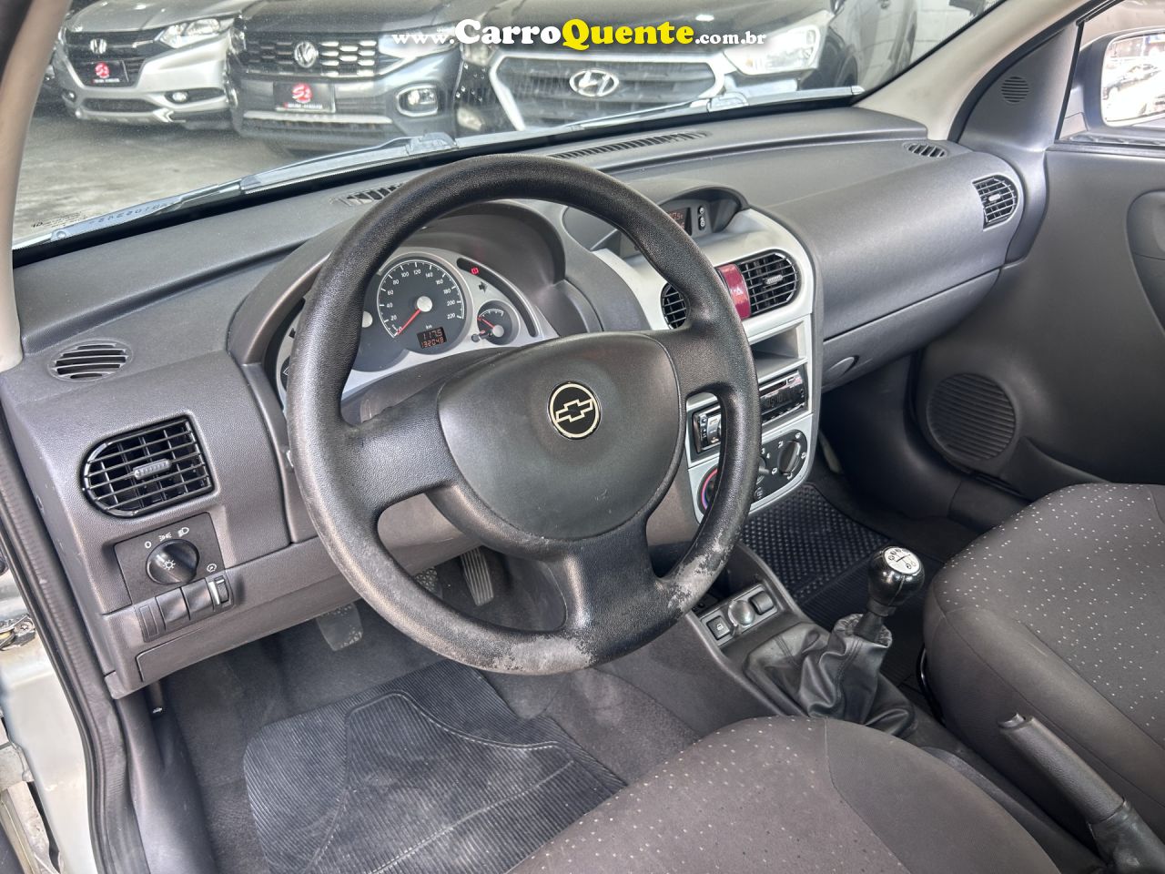 CHEVROLET   CORSA HAT. PREMIUM 1.4 8V ECONOFLEX 5P   PRATA 2010 1.4 GASOLINA - Loja