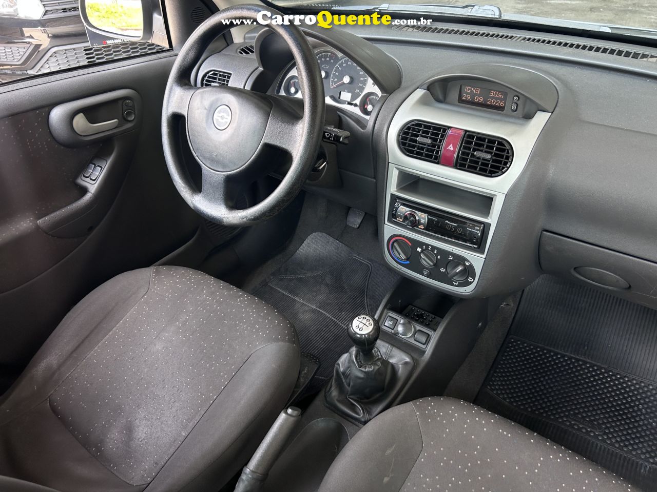 CHEVROLET   CORSA HAT. PREMIUM 1.4 8V ECONOFLEX 5P   PRATA 2010 1.4 GASOLINA - Loja