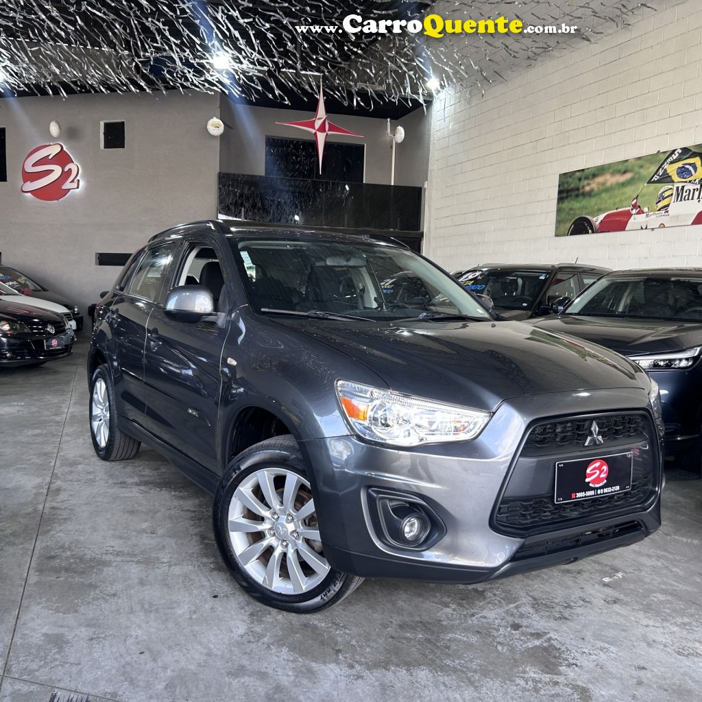 MITSUBISHI   ASX 2.0 16V 160CV MEC.   CINZA 2014 2.0 GASOLINA - Loja