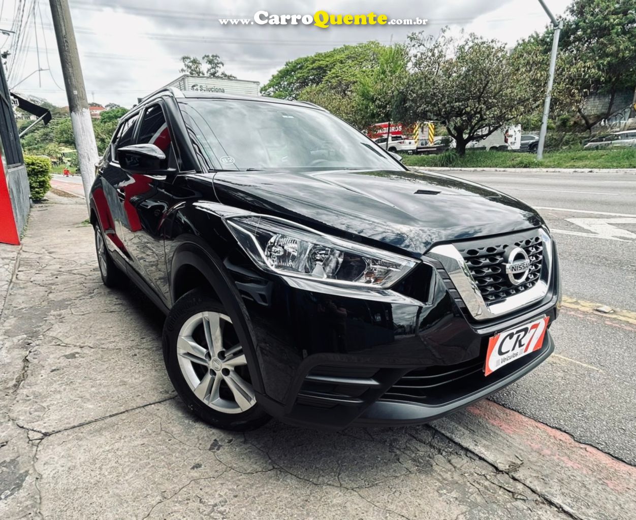 NISSAN   KICKS S 1.6 16V FLEX 5P AUT.   PRETO 2018 1.6 FLEX - Loja
