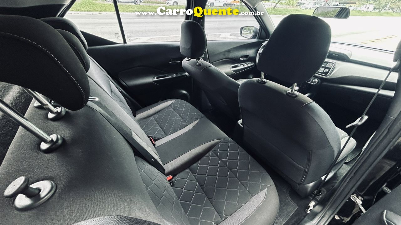 NISSAN   KICKS S 1.6 16V FLEX 5P AUT.   PRETO 2018 1.6 FLEX - Loja
