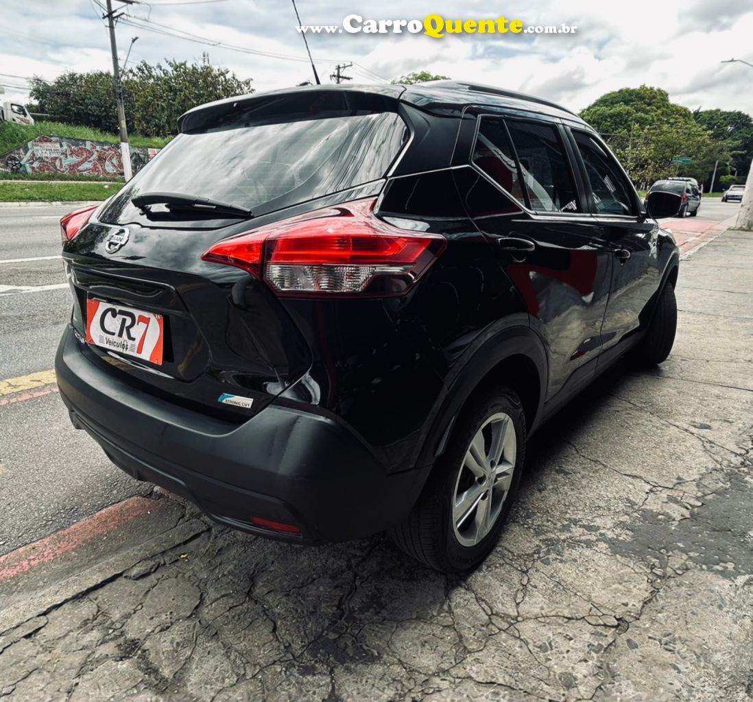 NISSAN   KICKS S 1.6 16V FLEX 5P AUT.   PRETO 2018 1.6 FLEX - Loja