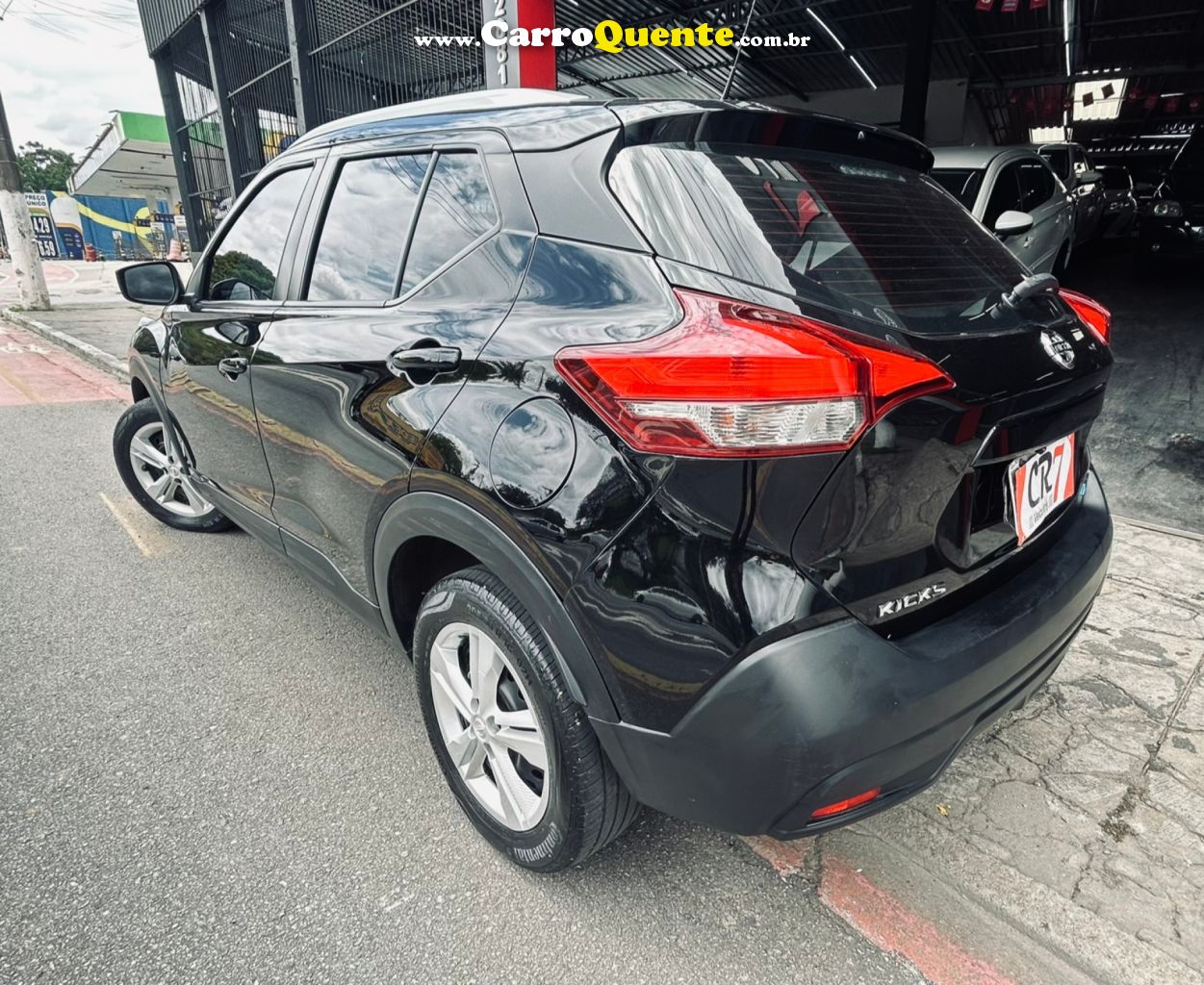 NISSAN   KICKS S 1.6 16V FLEX 5P AUT.   PRETO 2018 1.6 FLEX - Loja