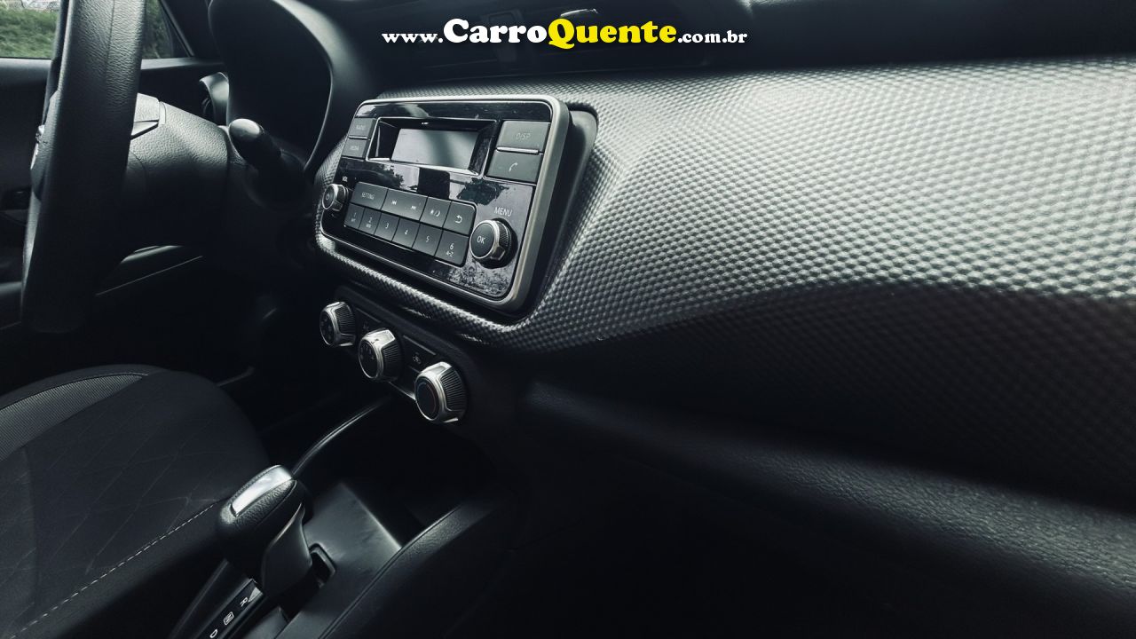NISSAN   KICKS S 1.6 16V FLEX 5P AUT.   PRETO 2018 1.6 FLEX - Loja