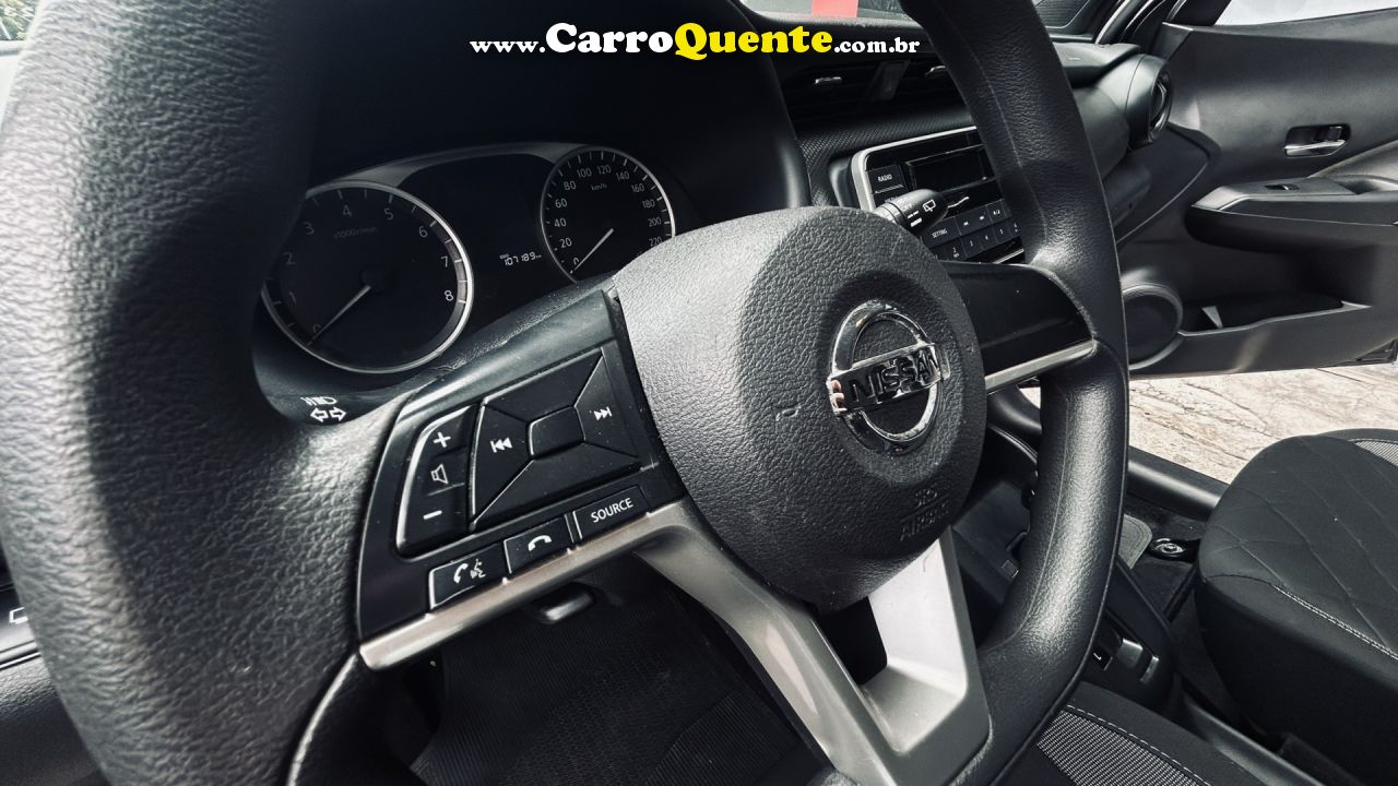 NISSAN   KICKS S 1.6 16V FLEX 5P AUT.   PRETO 2018 1.6 FLEX - Loja