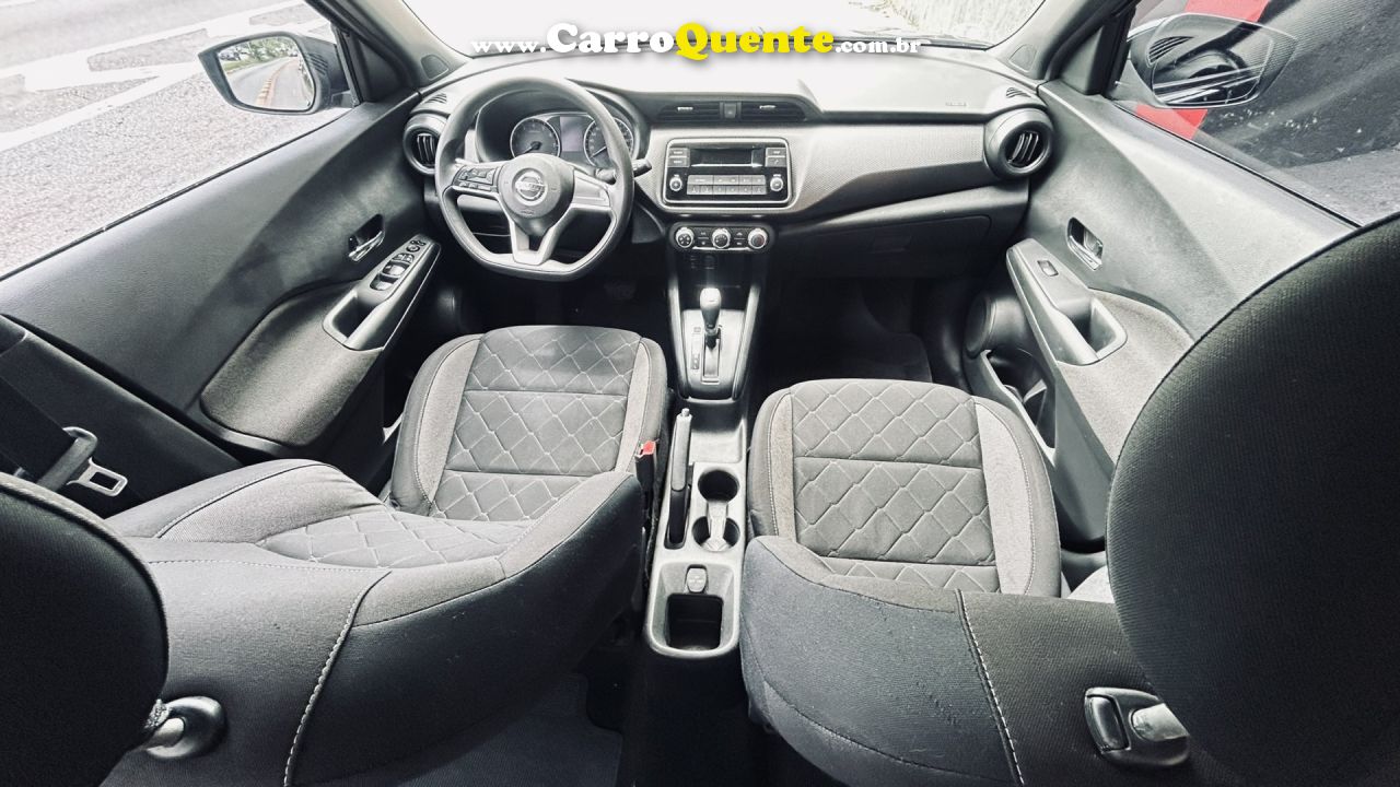 NISSAN   KICKS S 1.6 16V FLEX 5P AUT.   PRETO 2018 1.6 FLEX - Loja