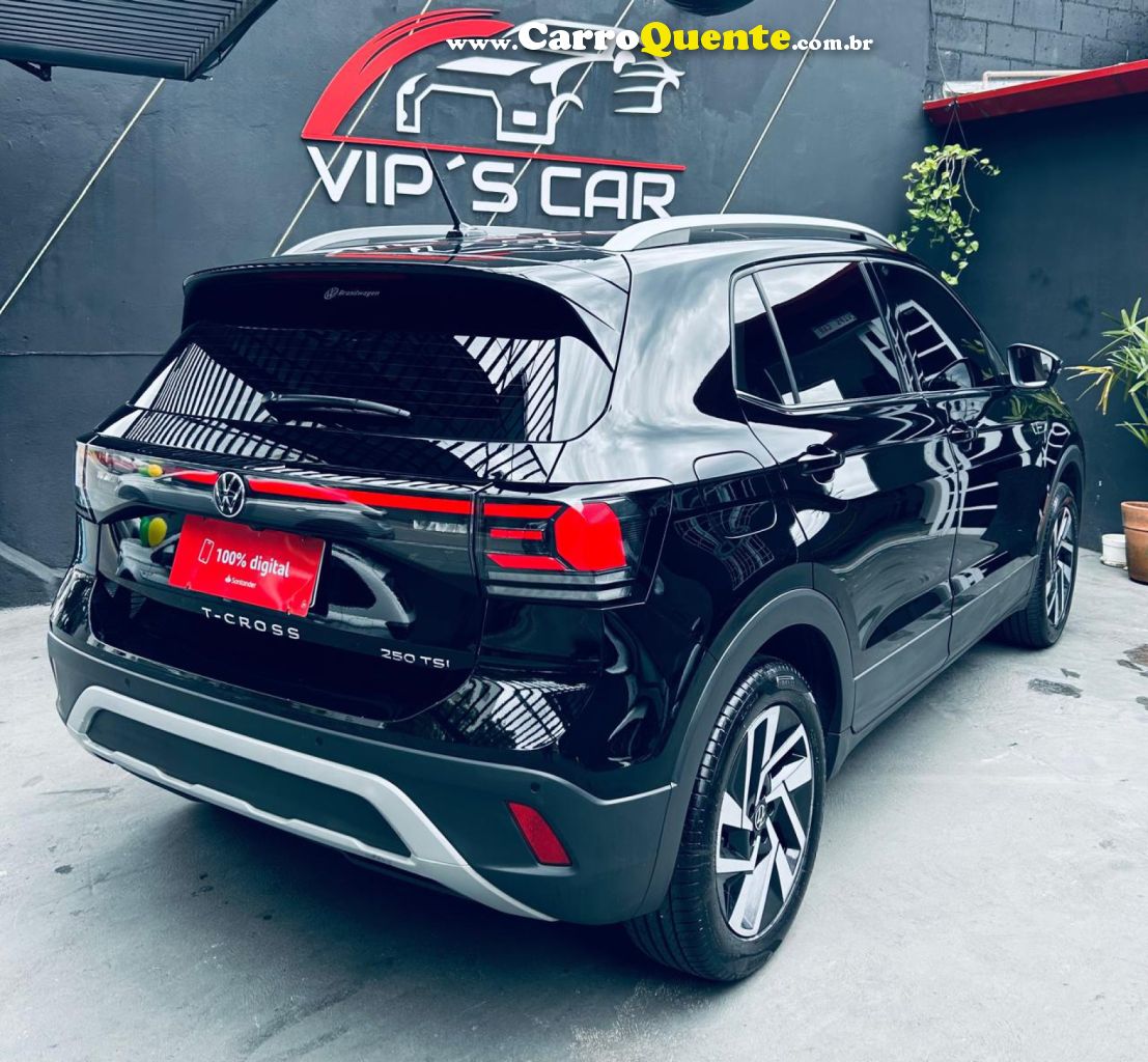 VOLKSWAGEN   T-CROSS HIGHLINE 1.4 TSI FLEX 16V 5P AUT   PRETO 2026 1.4 FLEX - Loja