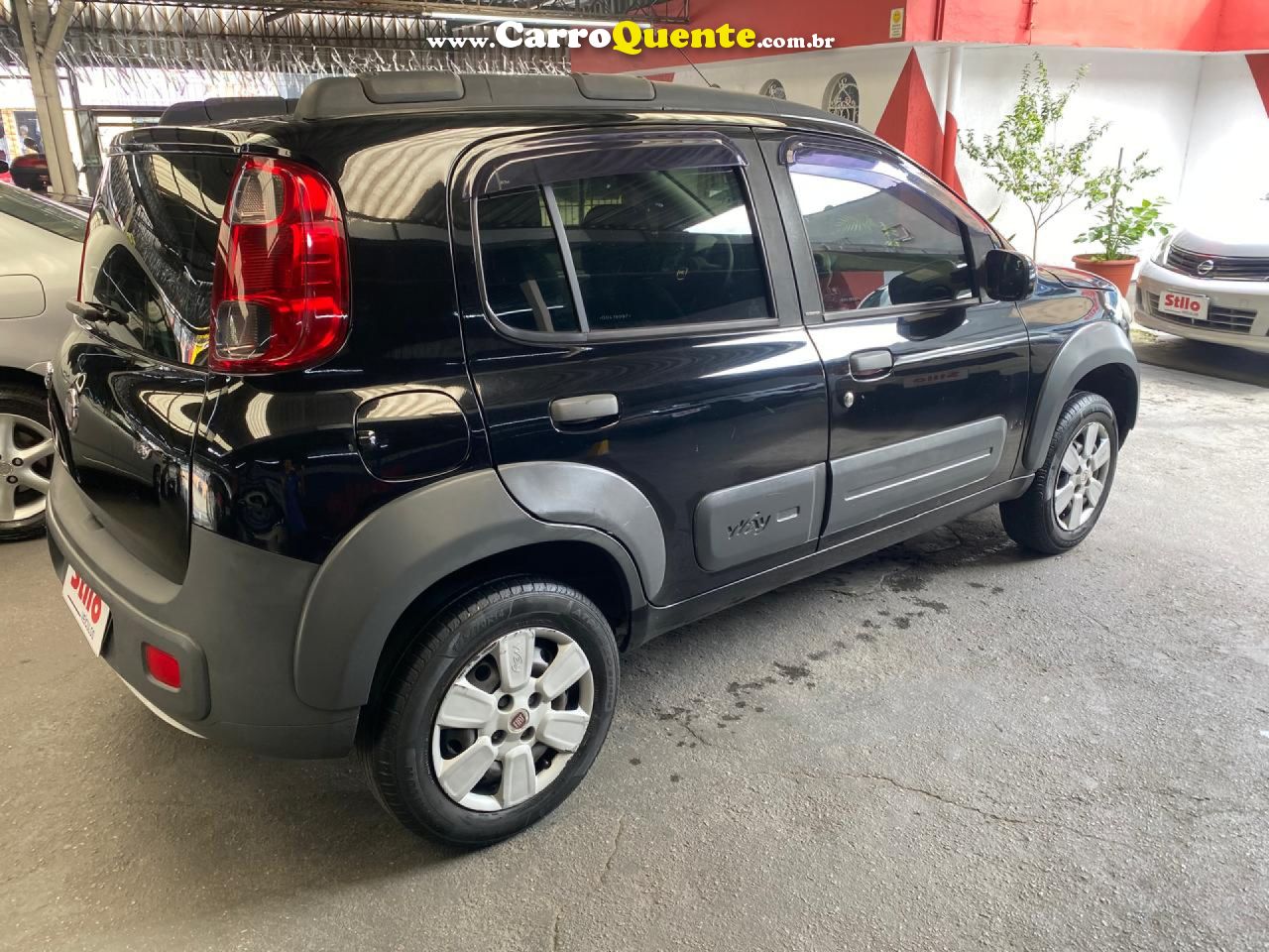 FIAT   UNO WAY 1.0 EVO FIRE FLEX 8V 5P   PRETO 2013 1.0 FLEX - Loja