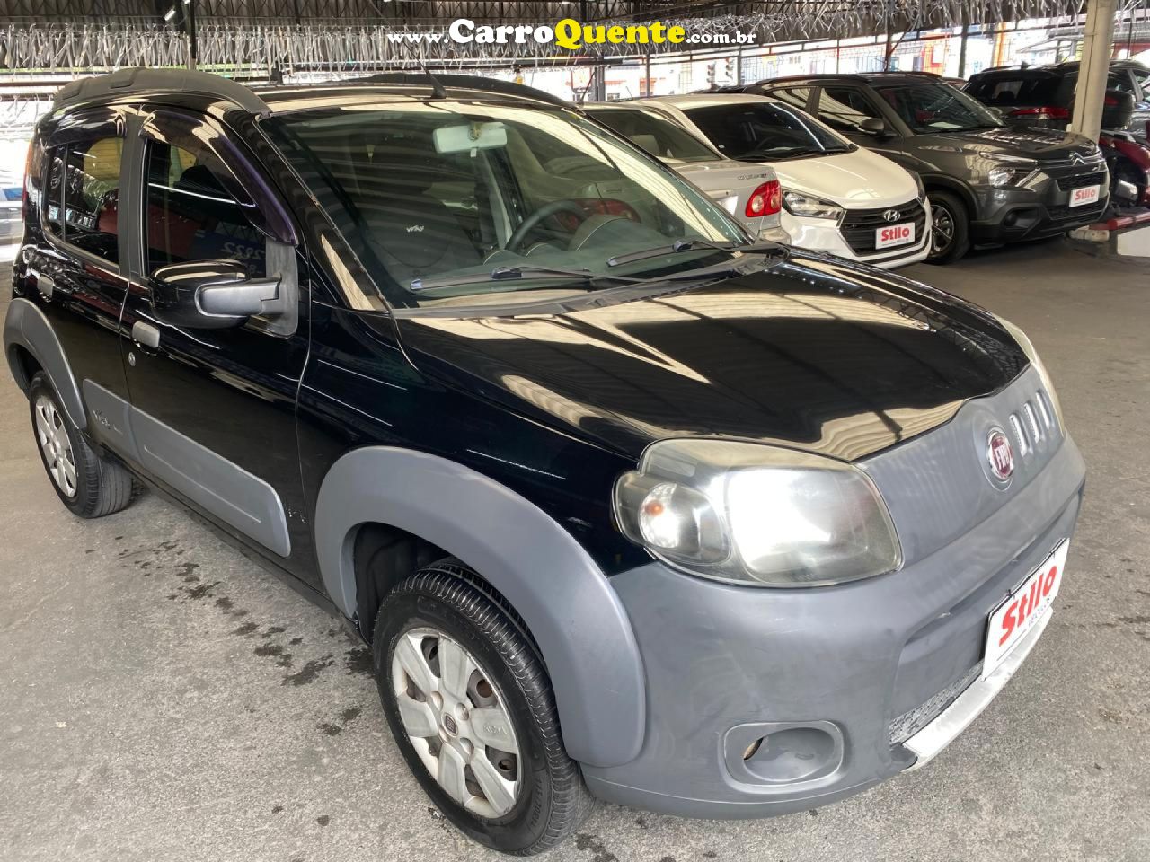 FIAT   UNO WAY 1.0 EVO FIRE FLEX 8V 5P   PRETO 2013 1.0 FLEX - Loja