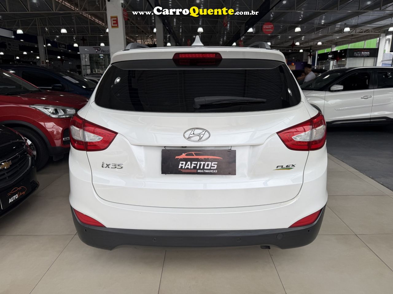 HYUNDAI   IX35 GLS 2.0 16V 2WD FLEX AUT.   BRANCO 2017 2.0 FLEX - Loja