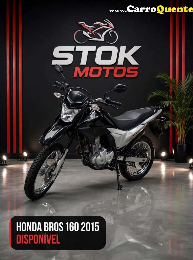 HONDA   NXR 160 BROS ESDD FLEXONE   PRETO 2015 160CC FLEX - Loja