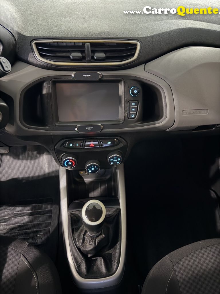 CHEVROLET   ONIX HATCH LT 1.0 8V FLEXPOWER 5P MEC.   CINZA 2018 1.0 FLEX - Loja