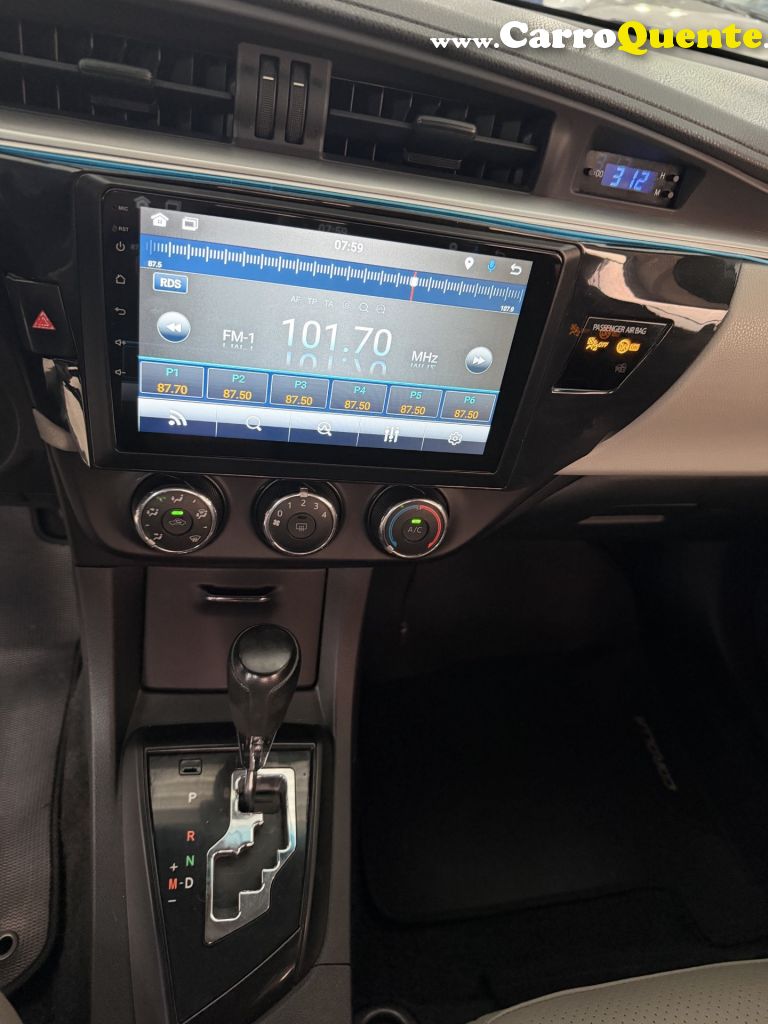 TOYOTA   COROLLA GLI UPPER 1.8 FLEX 16V AUT.   AZUL 2017 1.8 FLEX - Loja