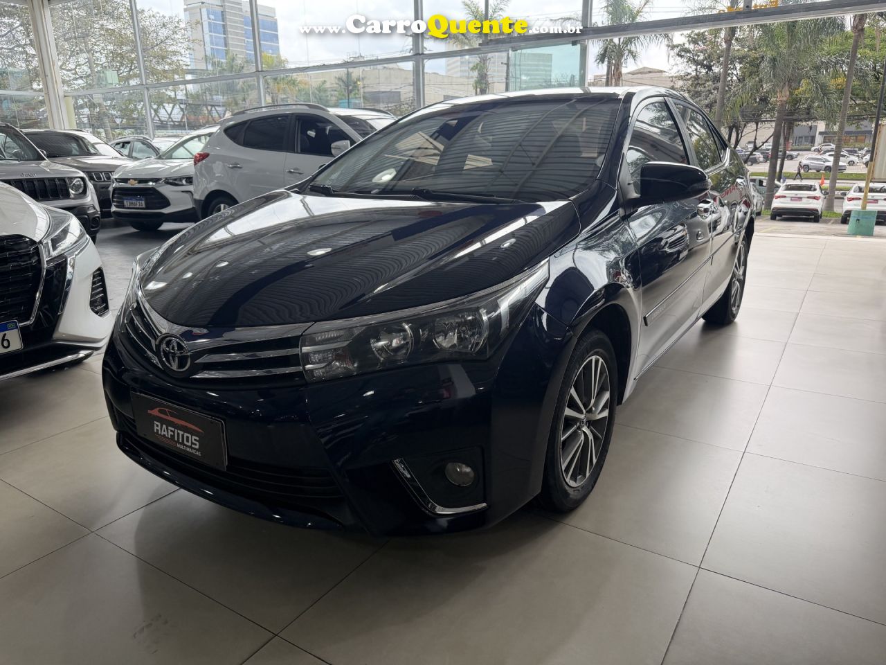 TOYOTA   COROLLA GLI UPPER 1.8 FLEX 16V AUT.   AZUL 2017 1.8 FLEX - Loja