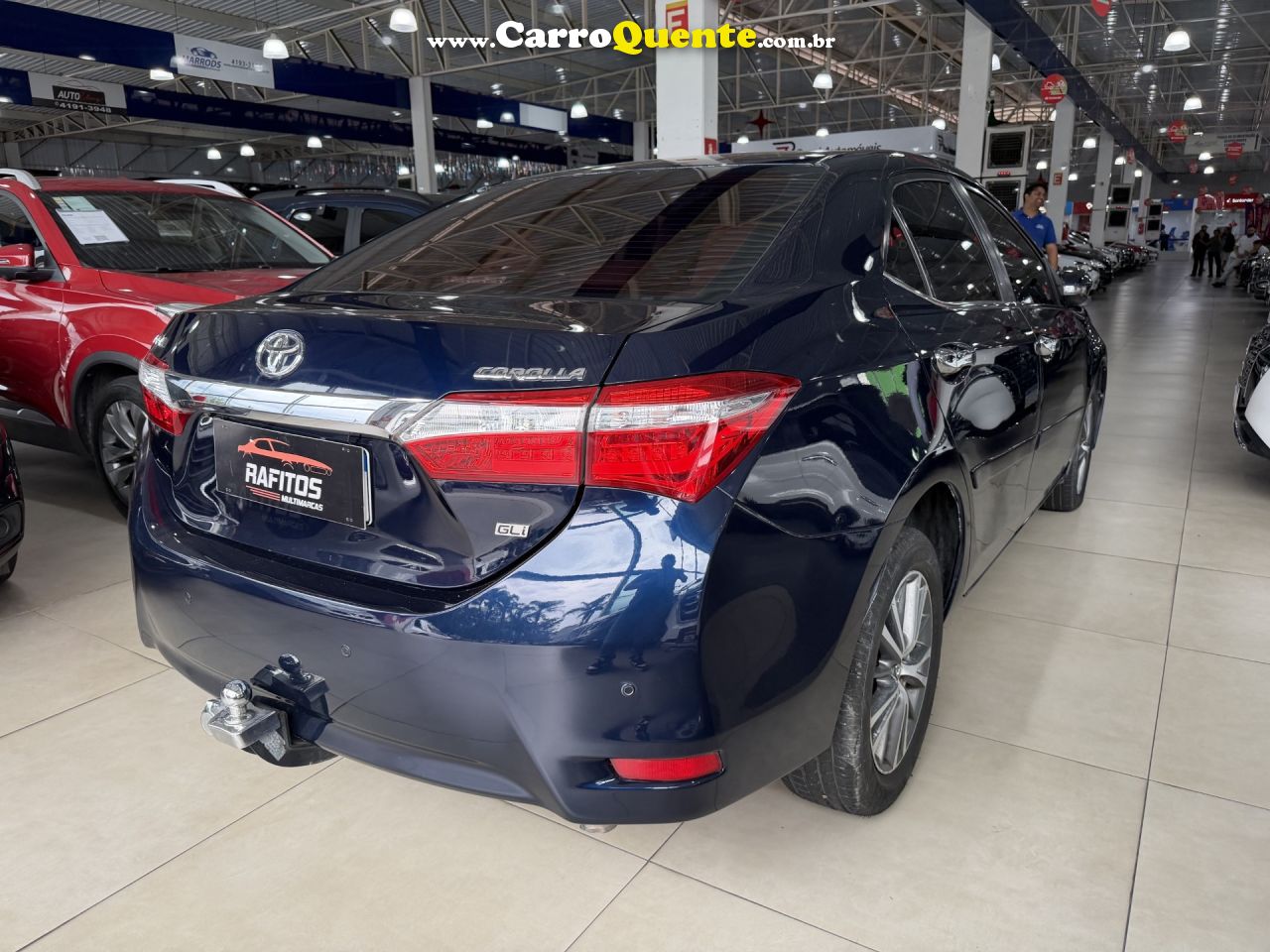 TOYOTA   COROLLA GLI UPPER 1.8 FLEX 16V AUT.   AZUL 2017 1.8 FLEX - Loja
