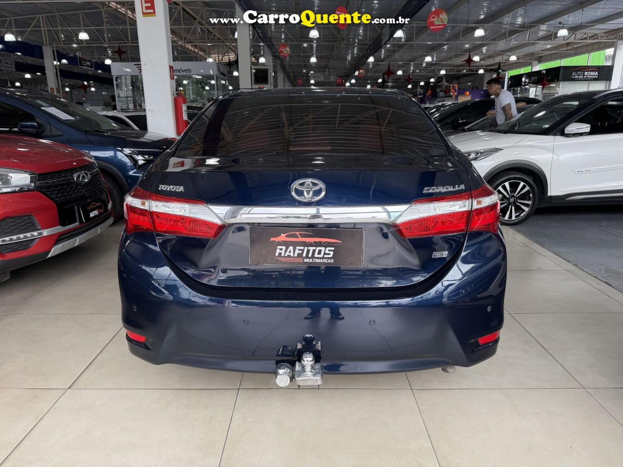 TOYOTA   COROLLA GLI UPPER 1.8 FLEX 16V AUT.   AZUL 2017 1.8 FLEX - Loja