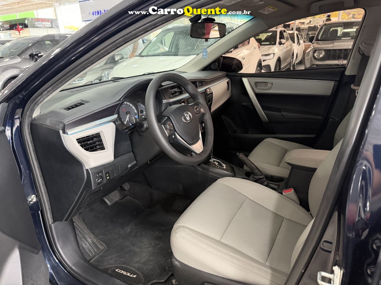 TOYOTA   COROLLA GLI UPPER 1.8 FLEX 16V AUT.   AZUL 2017 1.8 FLEX - Loja