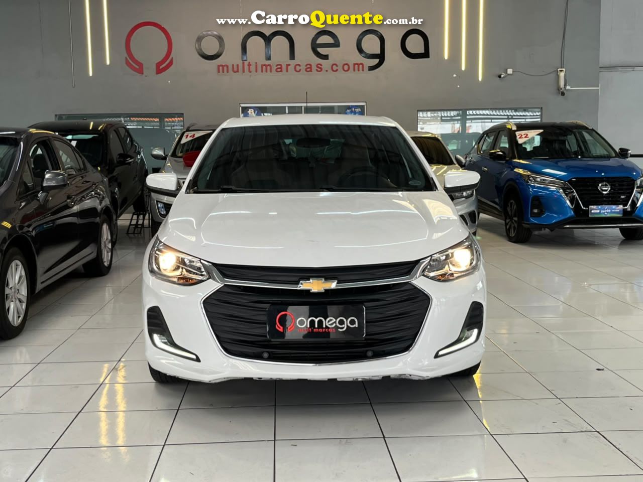CHEVROLET   ONIX HATCH PREM. 1.0 12V TB FLEX 5P AUT.   BRANCO 2020 1.0 FLEX - Loja