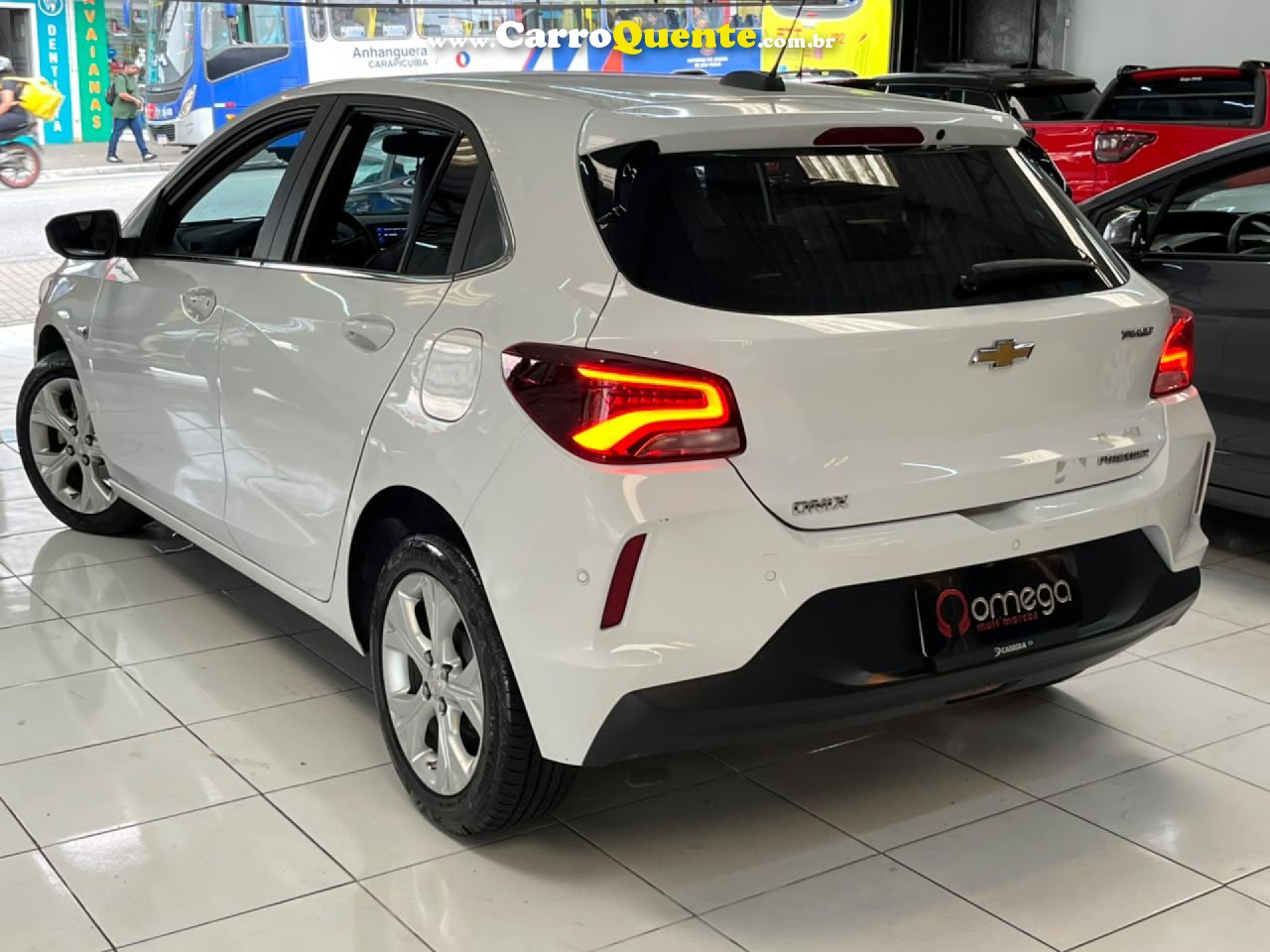 CHEVROLET   ONIX HATCH PREM. 1.0 12V TB FLEX 5P AUT.   BRANCO 2020 1.0 FLEX - Loja